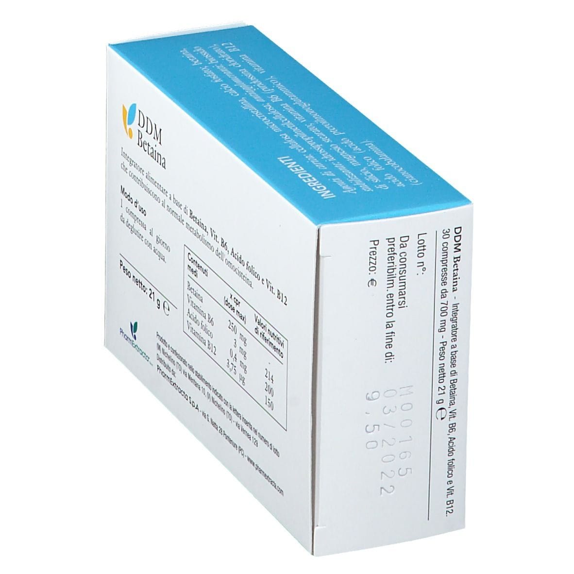 DDM BETAINA 30 COMPRESSE