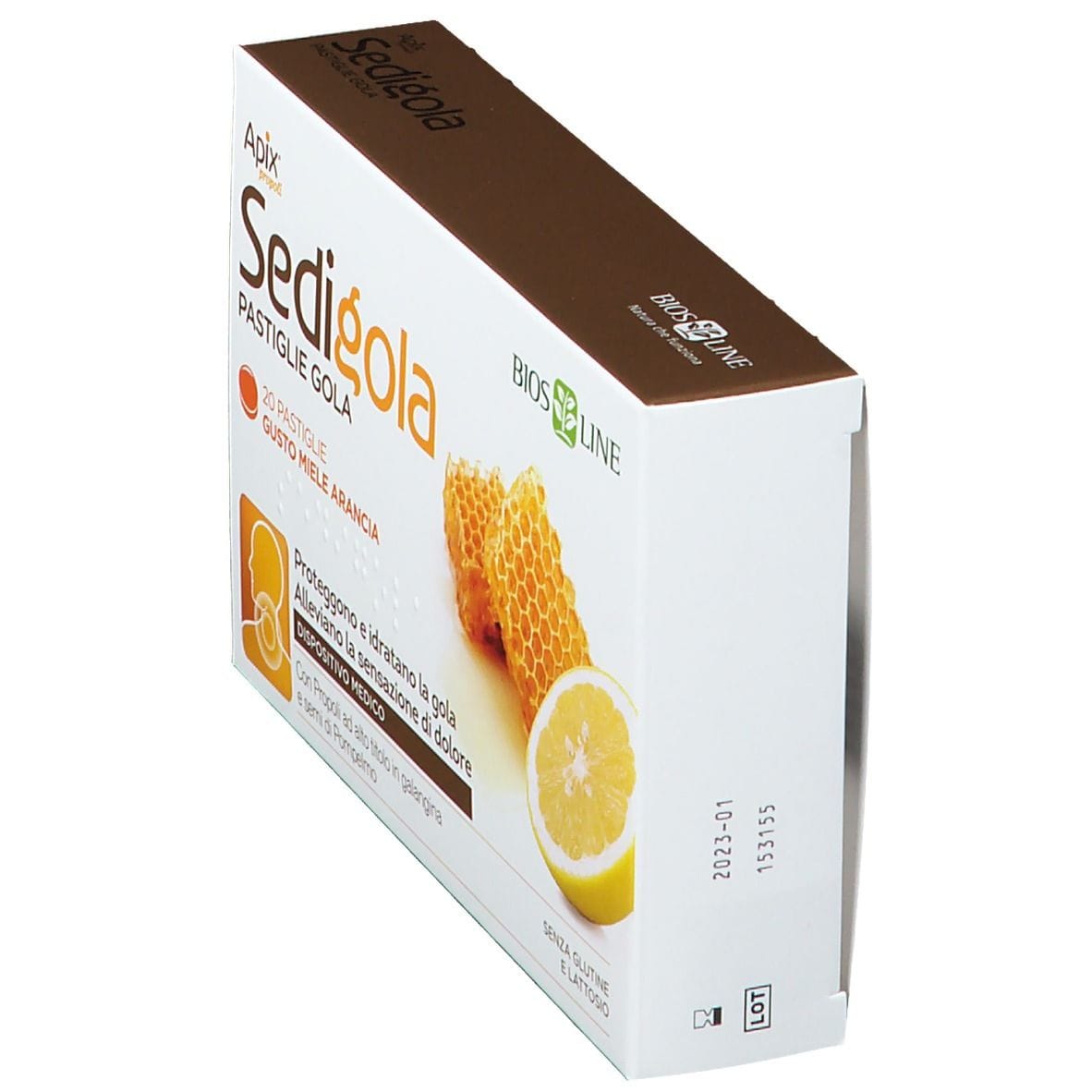 APIX PROPOLI SEDIGOLA MIELE/ARANCIA DI SICILIA 20 PASTIGLIE