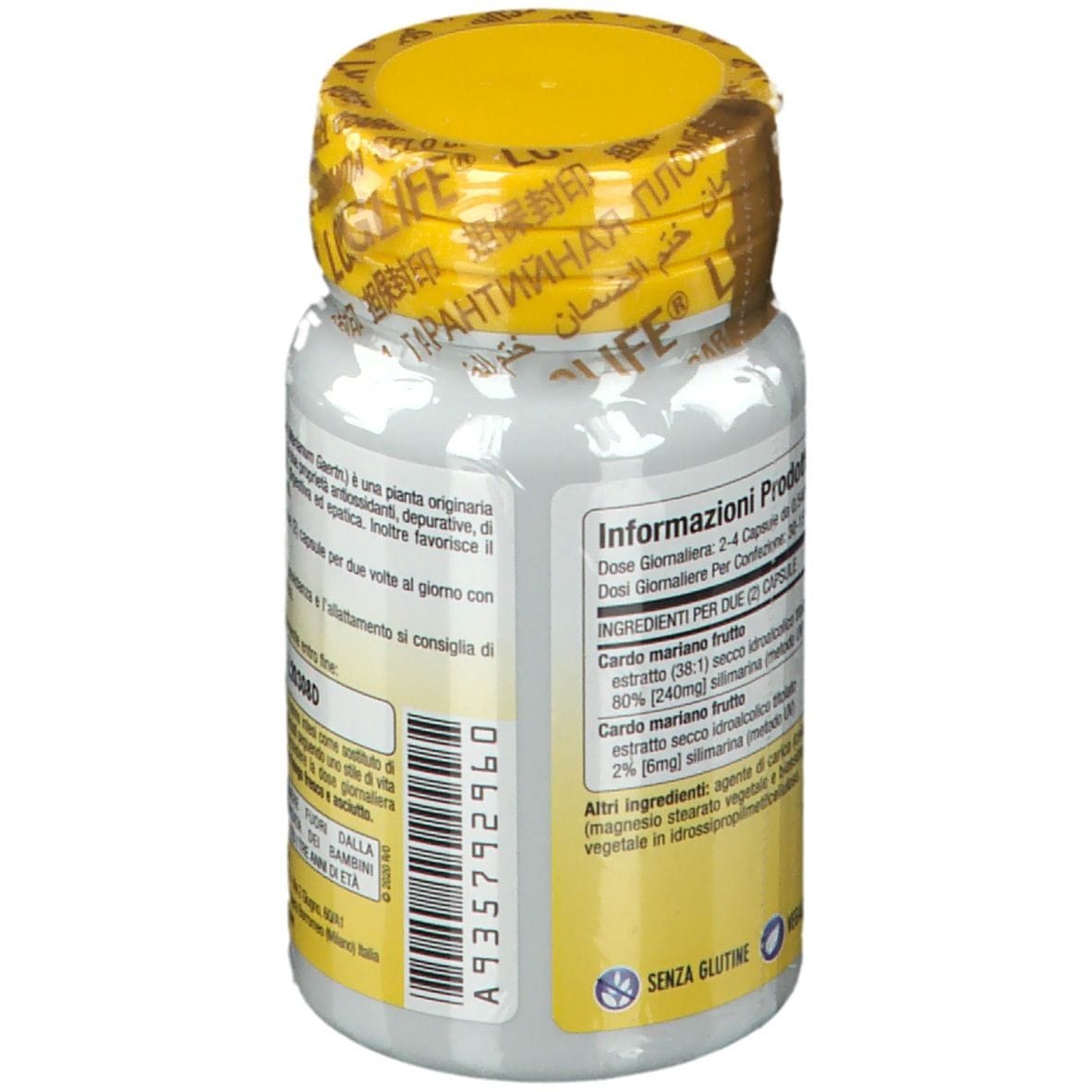 LONGLIFE CARDO MARIANO 60 CAPSULE VEGETALI