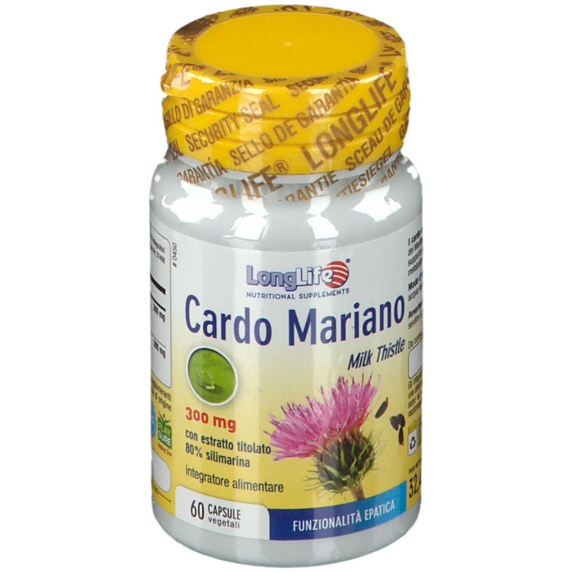 LONGLIFE CARDO MARIANO 60 CAPSULE VEGETALI