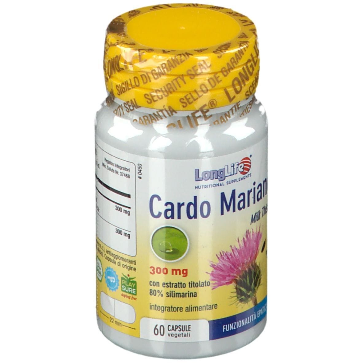 LONGLIFE CARDO MARIANO 60 CAPSULE VEGETALI