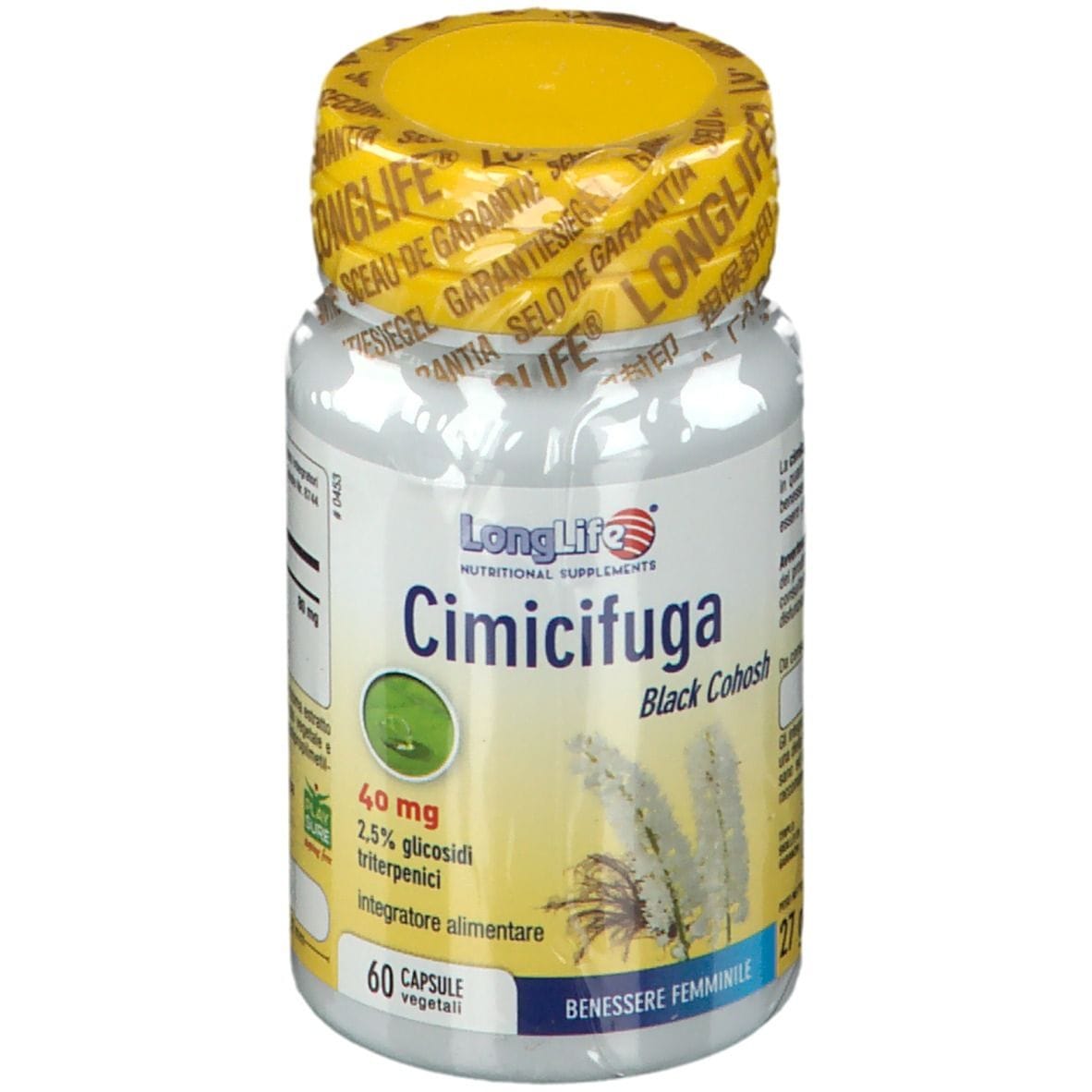 LONGLIFE CIMICIFUGA 60 CAPSULE VEGETALI