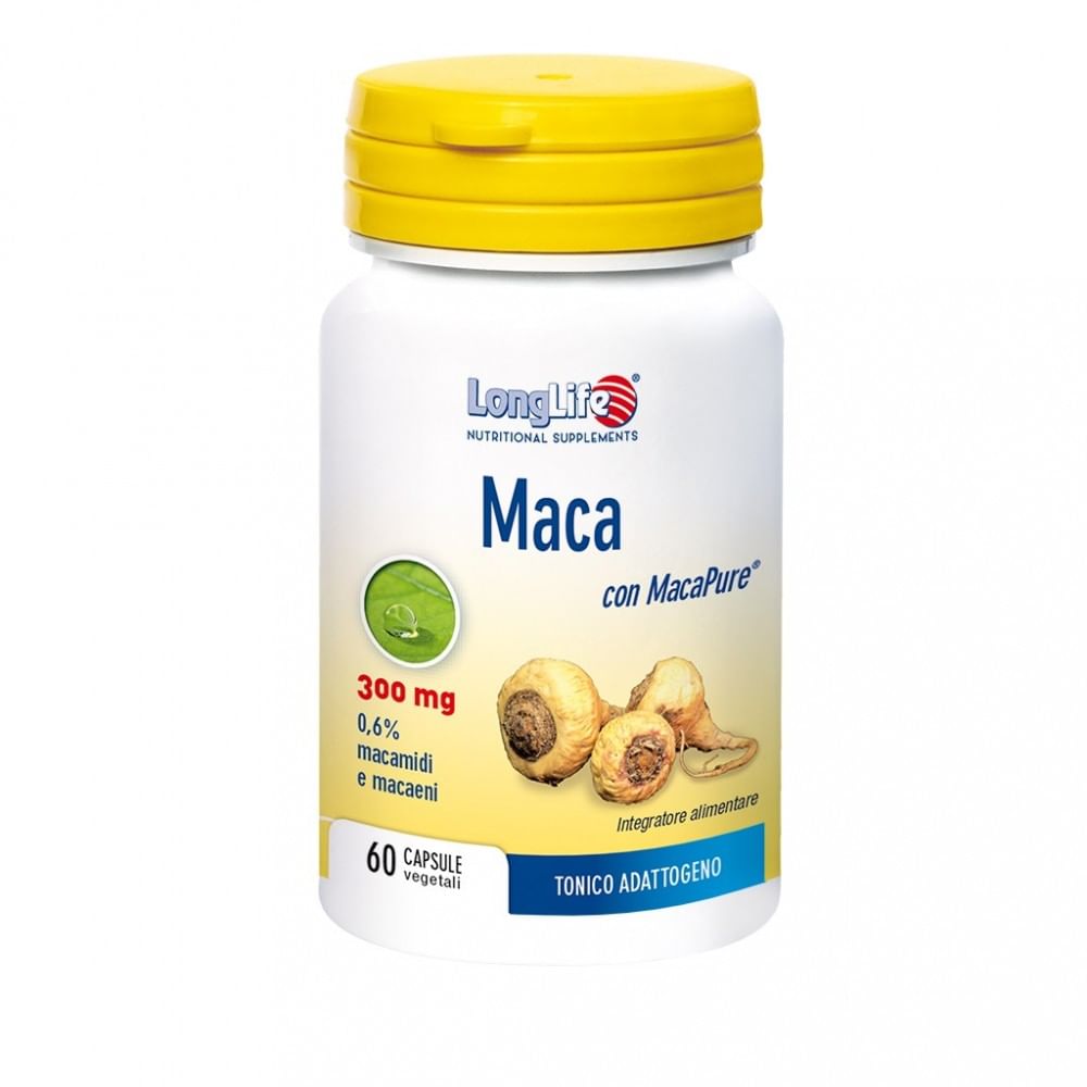LONGLIFE MACA 60 CAPSULE VEGETALI DA 550 MG