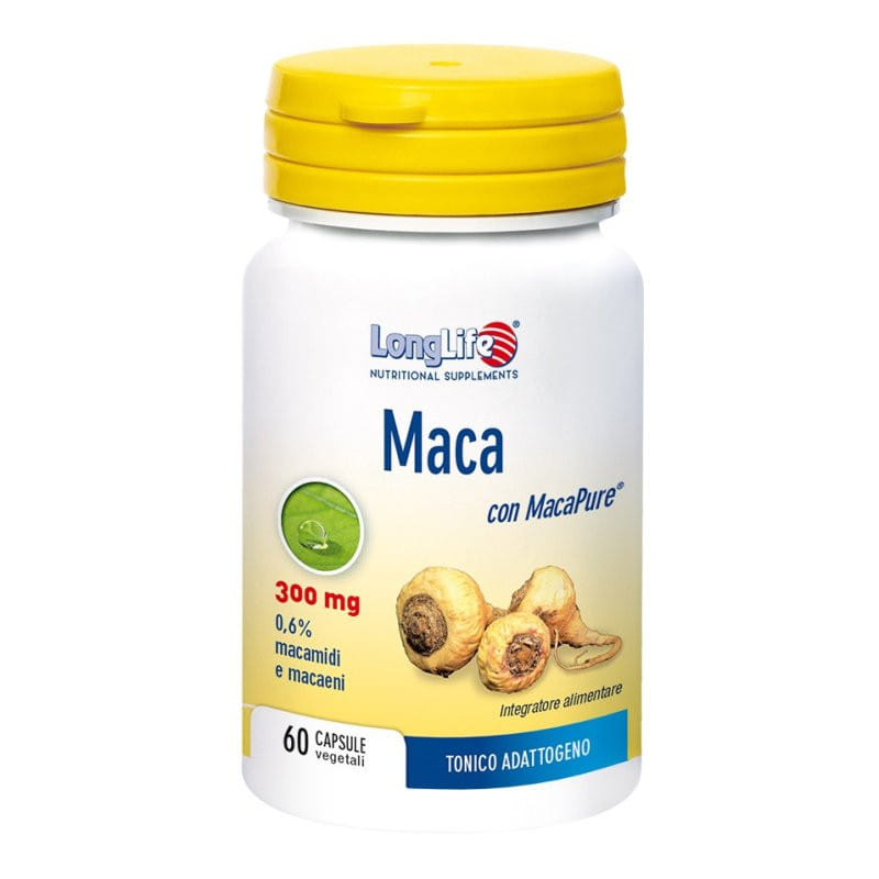 LONGLIFE MACA 60 CAPSULE VEGETALI DA 550 MG