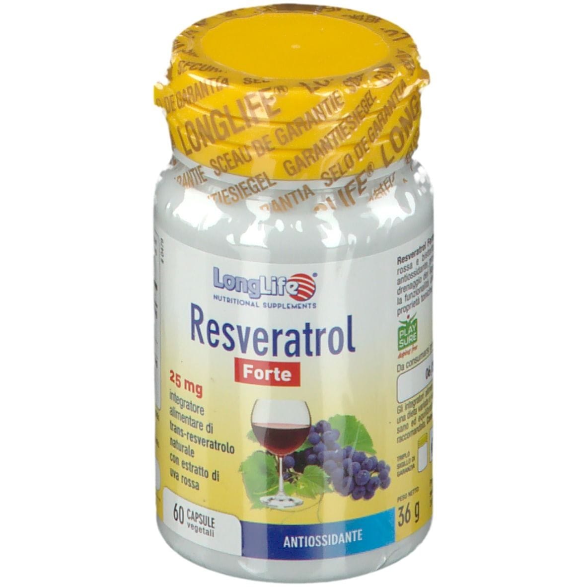 LONGLIFE RESVERATROL FORTE 60 CAPSULE