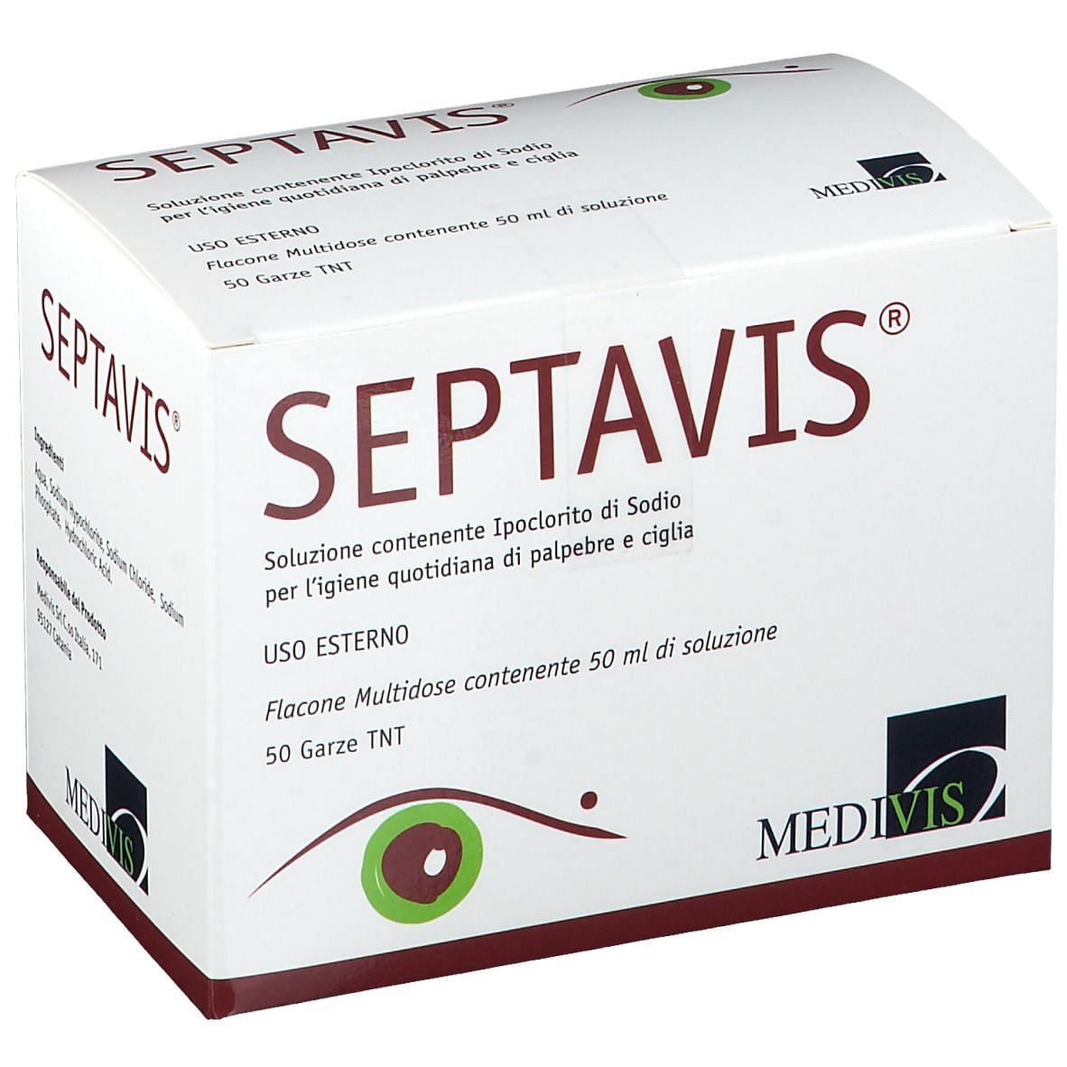 Septavis 50 Ml + 50 Garze In Tnt Sterili