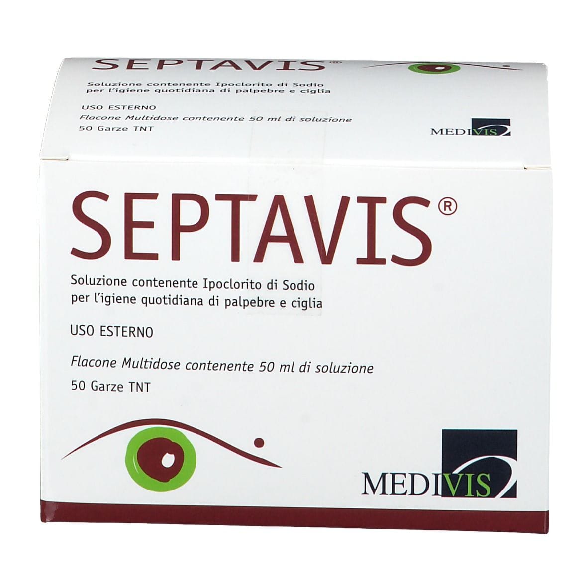 SEPTAVIS 50 ML + 50 GARZE IN TNT STERILI