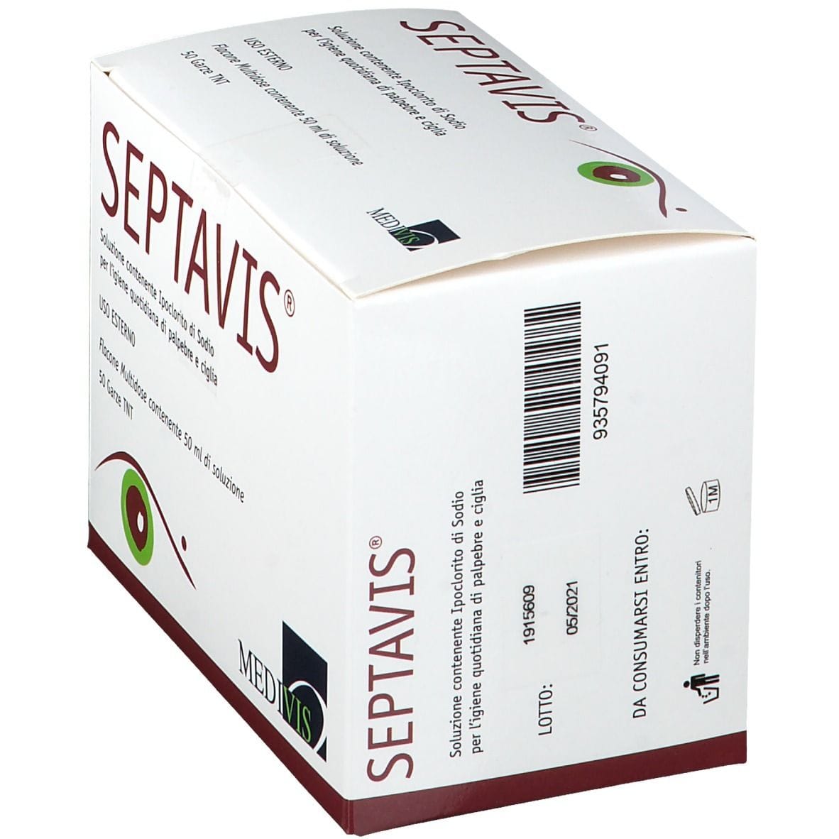 SEPTAVIS 50 ML + 50 GARZE IN TNT STERILI