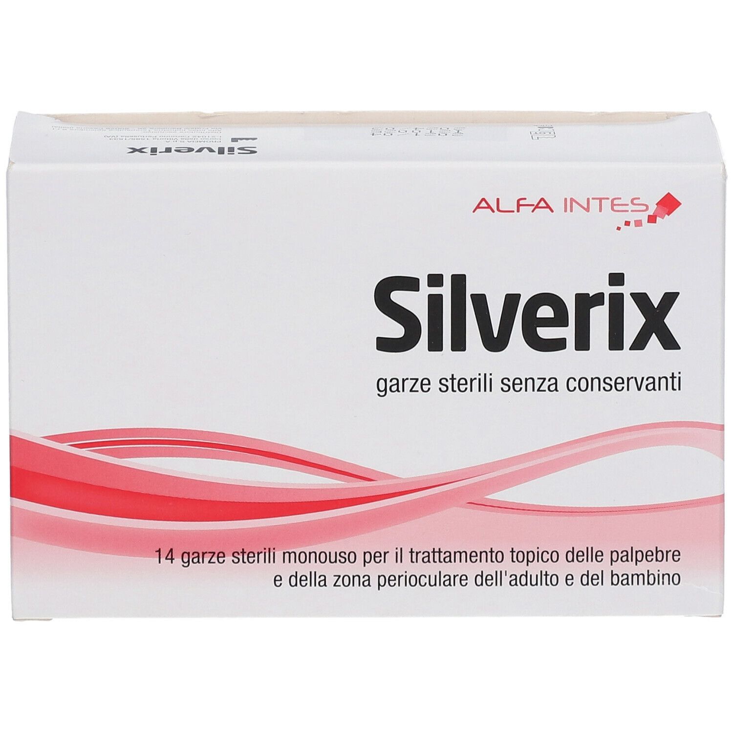 GARZA PERIOCULARE SILVERIX 14 PEZZI