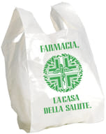 SHOPPER EXTRA BIODEGRADABILE 40+12+12X76 CM 200 PEZZI