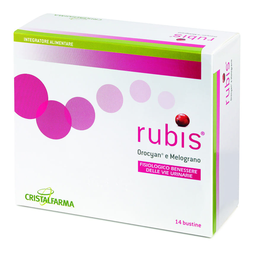 Integratore Rubis per le Vie Urinarie, 14 Bustine
