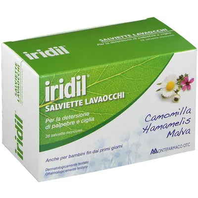 IRIDIL SALVIETTINE LAVAOCCHI 28 PEZZI IRIDIL SALVIETTINE LAVAOCCHI 28 PEZZI