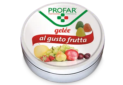 PROFAR CARAMELLE GELEE FRUTTA 40 G PROFAR CARAMELLE GELEE FRUTTA 40 G