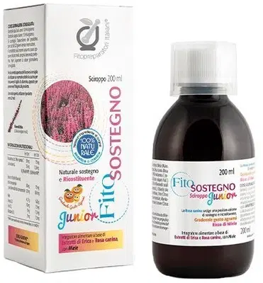 FITOPREPARATORI ITALIANI FITOSOSTEGNO SCIROPPO JUNIOR 200 ML FITOPREPARATORI ITALIANI FITOSOSTEGNO SCIROPPO JUNIOR 200 ML