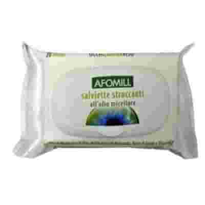 AFOMILL SALVIETTINE STRUCCANTI OLIO MICELLARE 20 PEZZI
