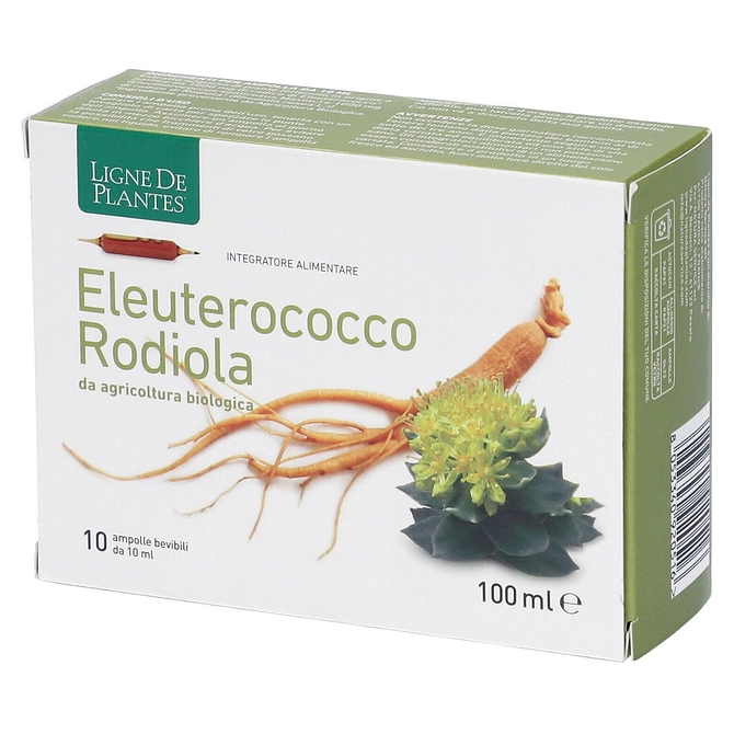 Eleuterococco Rodiola Biologico 10 Ampolle Bevibili Da 10 Ml