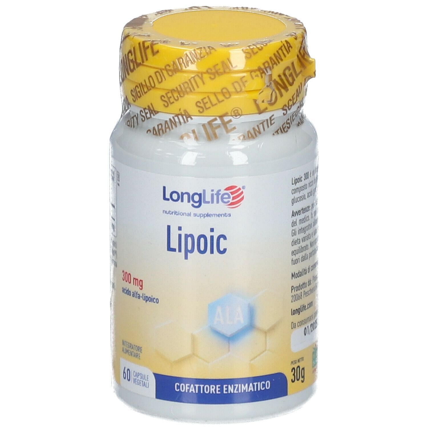 Longlife Lipoic 60 Capsule Vegetali