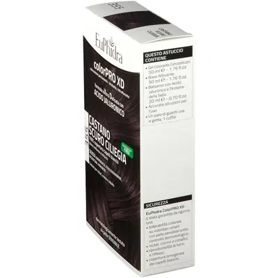 EUPHIDRA COLORPRO XD 355 CASTANO SCURO CILIEGIA GEL COLORANTE CAPELLI IN FLACONE + ATTIVANTE + BALSAMO + GUANTI EUPHIDRA COLORPRO XD 355 CASTANO SCURO CILIEGIA GEL COLORANTE CAPELLI IN FLACONE + ATTIVANTE + BALSAMO + GUANTI