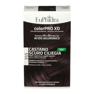 EUPHIDRA COLORPRO XD 355 CASTANO SCURO CILIEGIA GEL COLORANTE CAPELLI IN FLACONE + ATTIVANTE + BALSAMO + GUANTI EUPHIDRA COLORPRO XD 355 CASTANO SCURO CILIEGIA GEL COLORANTE CAPELLI IN FLACONE + ATTIVANTE + BALSAMO + GUANTI