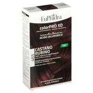 EUPHIDRA COLORPRO XD 465 CAST RUBINO GEL COLORANTE CAPELLI IN FLACONE + ATTIVANTE + BALSAMO + GUANTI