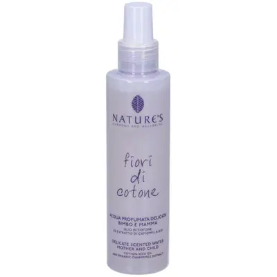 NATURE'S FIORI DI COTONE ACQUA PROFUMATA DELICATA BIMBO E MAMMA 150 ML NATURE'S FIORI DI COTONE ACQUA PROFUMATA DELICATA BIMBO E MAMMA 150 ML