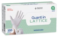 PROFAR GUANTO IN LATTICE SENZA POLVERE S 100 PEZZI