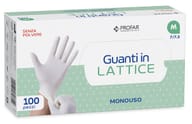 PROFAR GUANTO IN LATTICE SENZA POLVERE M 100 PEZZI