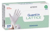 PROFAR GUANTO IN LATTICE SENZA POLVERE L 100 PEZZI