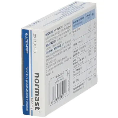 NORMAST 600 MG 20 COMPRESSE NORMAST 600 MG 20 COMPRESSE