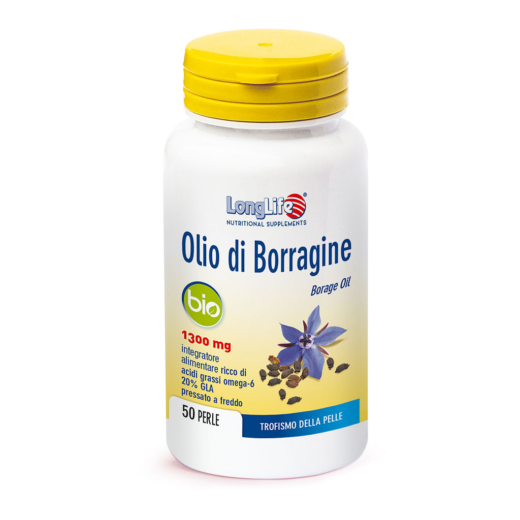 Longlife Olio Borragine Bio 50 Perle