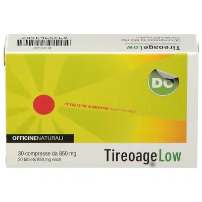 TIREOAGE LOW 30 COMPRESSE 850 MG TIREOAGE LOW 30 COMPRESSE 850 MG