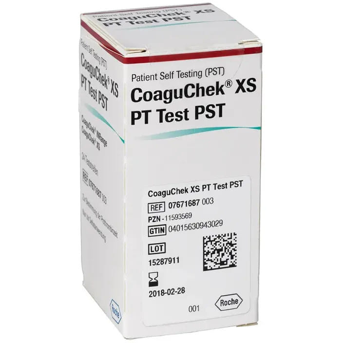 COAGUCHEK XS PT PST 24 STRISCE TEST