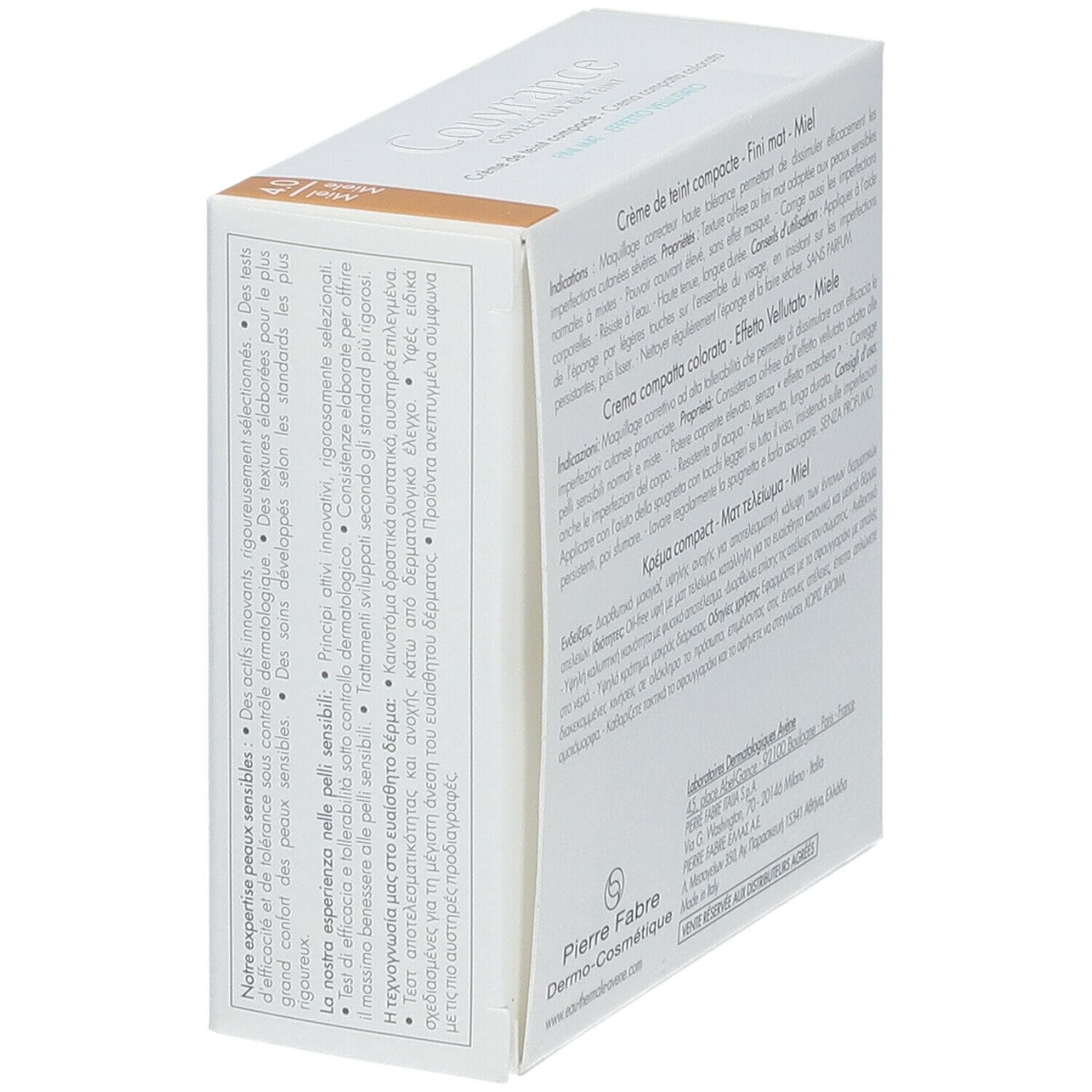 EAU THERMALE AVENE COUVRANCE CREMA COMPATTA COLORATA NF OIL FREE MIELE 9,5 G