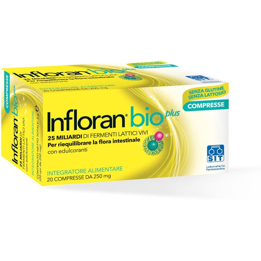 INFLORAN BIO PLUS 20 COMPRESSE CON EDULCORANTI