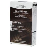 EUPHIDRA COLORPRO XD 400 CASTANO GEL COLORANTE CAPELLI IN FLACONE + ATTIVANTE + BALSAMO + GUANTI