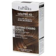 EUPHIDRA COLORPRO XD 530 CASTANO CHIARO DORATO GEL COLORANTE CAPELLI IN FLACONE + ATTIVANTE + BALSAMO + GUANTI