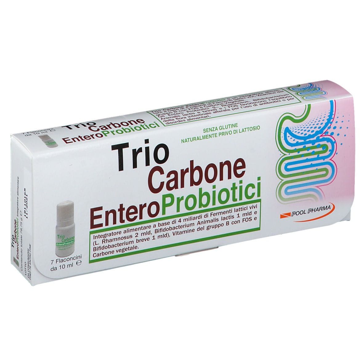 TRIOCARBONE ENTEROPROBIOTICI 7 FLACONCINI X 10 ML