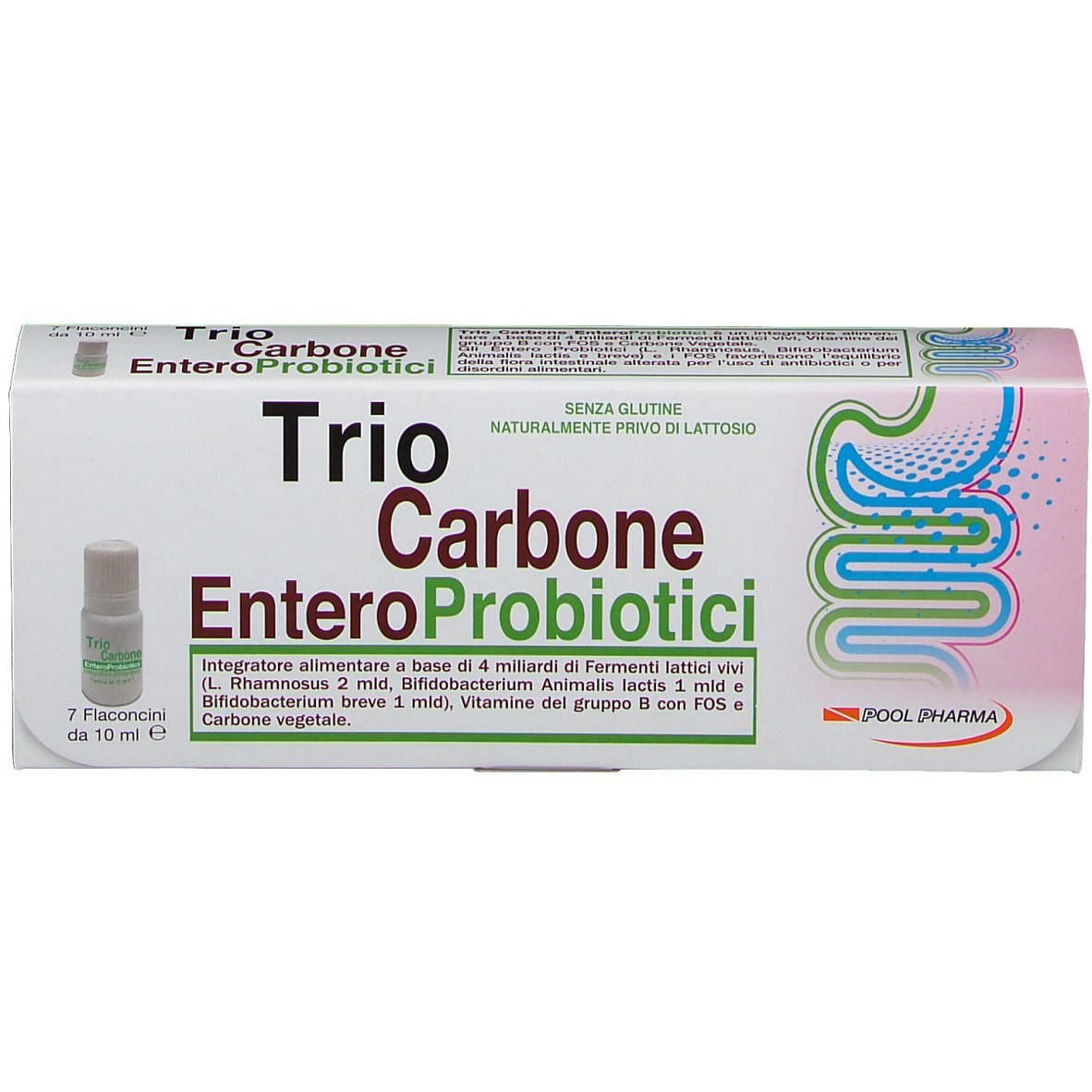 Triocarbone Enteroprobiotici 7 Flaconcini X 10 Ml