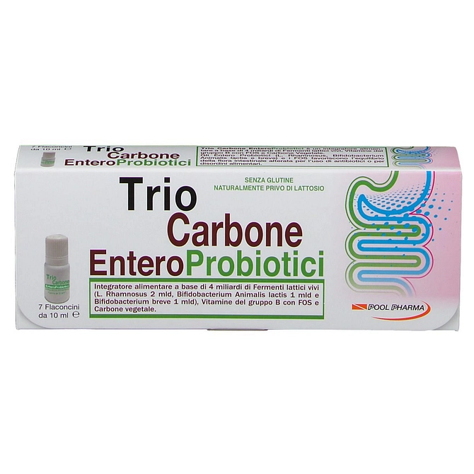 Triocarbone Enteroprobiotici 7 Flaconcini X 10 Ml