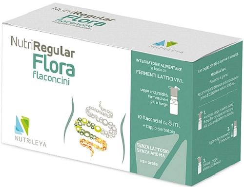 Nutriregular Flora 10 Flaconcini 8 Ml