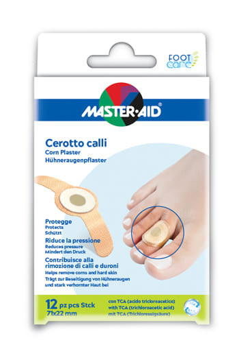 Cerotto Callifugo Master Aid Footcare 71 X22 Mm 12 Pezzi B2