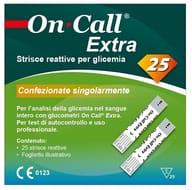 ON CALL EXTRA STRISCE GLICEMIA 25 PEZZI