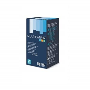 STRISCE MISURAZIONE GLICEMIA MULTICARE IN GLUCOSIO ELETTRODO 25 PEZZI