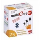 TEST TRIGLICERIDI MULTICARE IN STRISCE CON ASPRIAZIONE CAPILLARE 25 PEZZI