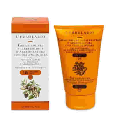 CREMA ACCELERATRICE D'ABBRONZATURA OLIO DI JOJOBA SPF15 125 ML