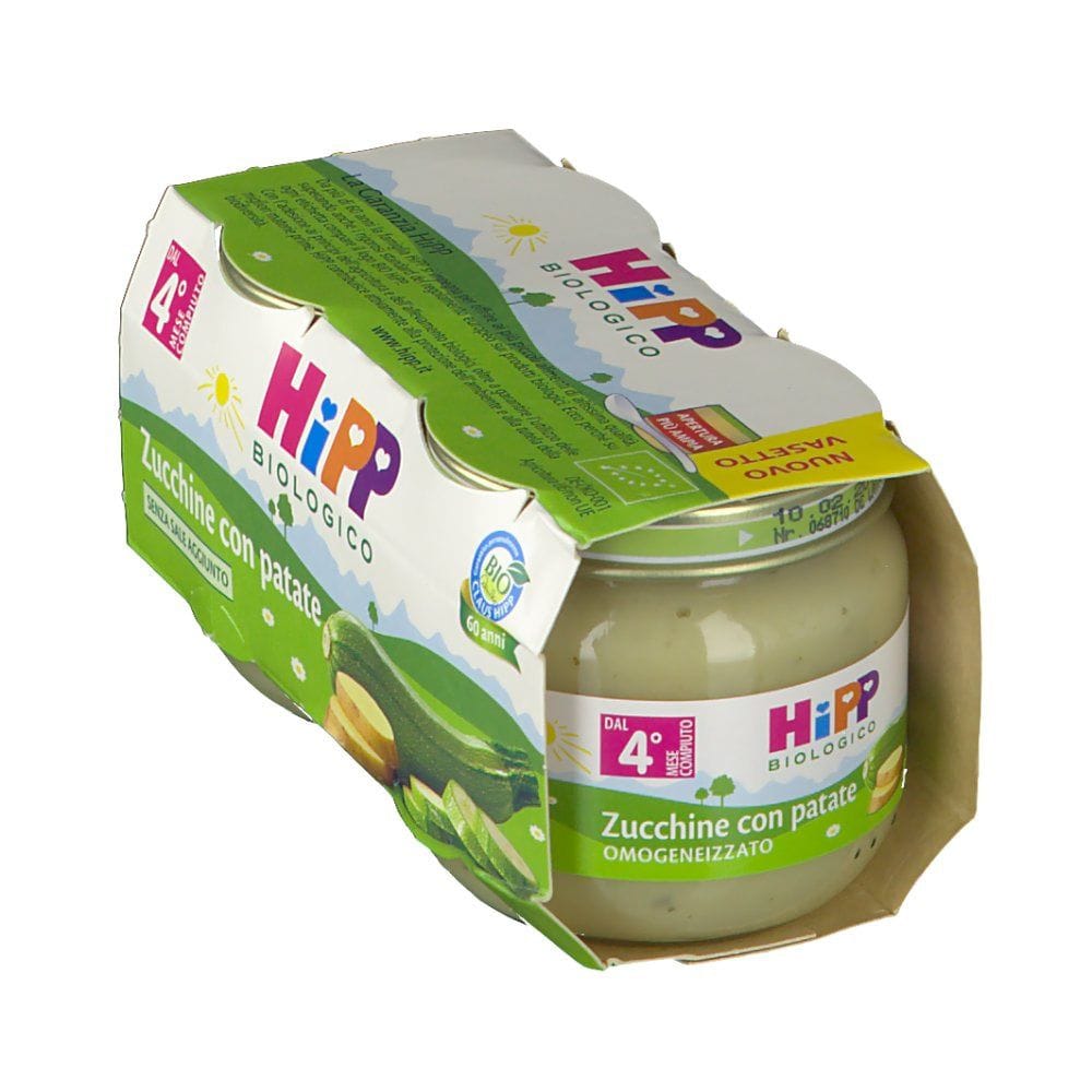 HIPP BIO HIPP BIO OMOGENEIZZATO ZUCCHINE CON PATATE 2X80 G