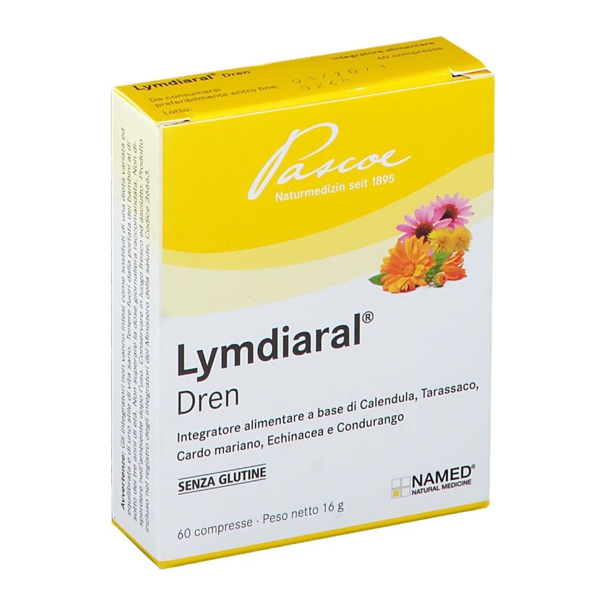 Integratore Lymdiaral Dren drenante, 60 compresse