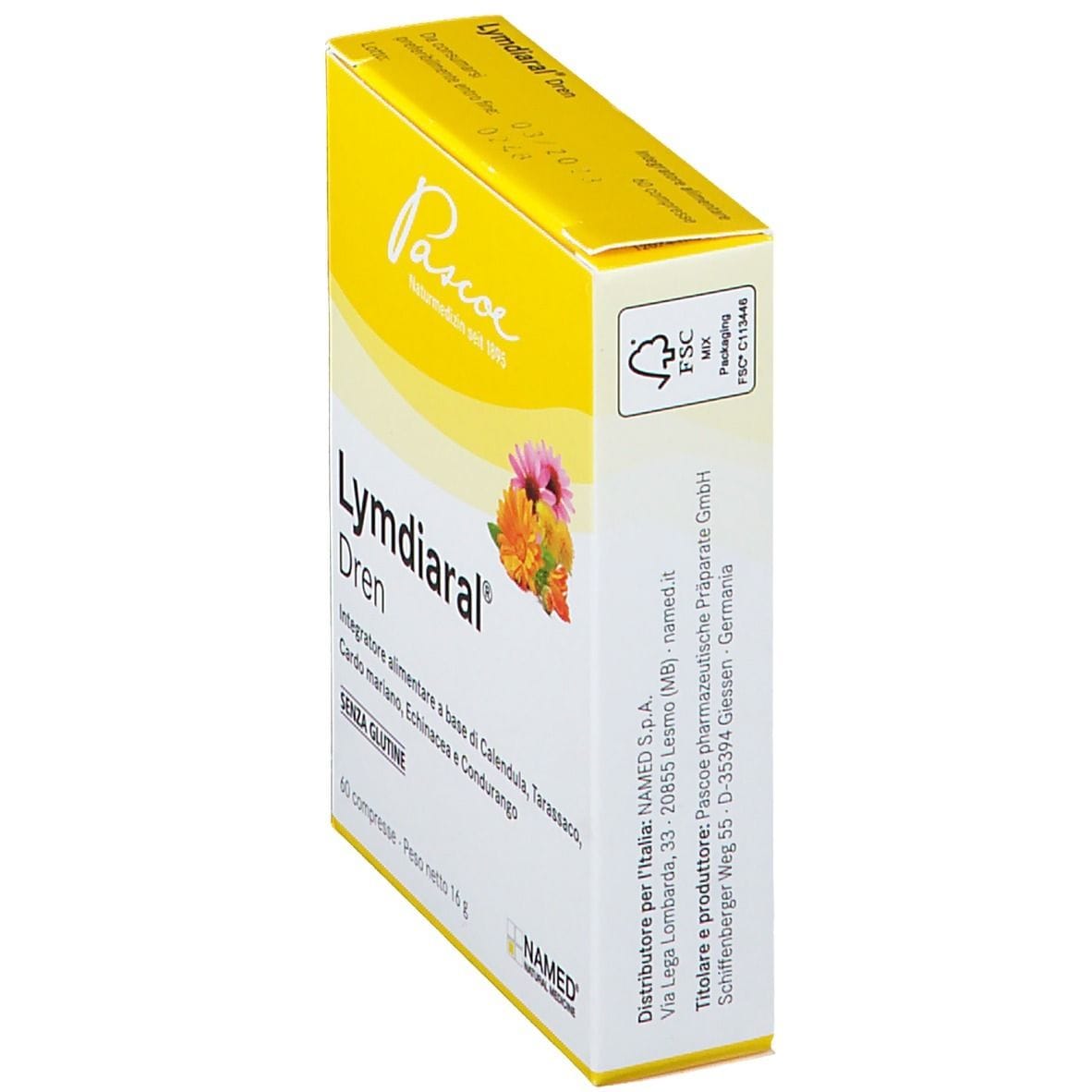 Integratore Lymdiaral Dren drenante, 60 compresse