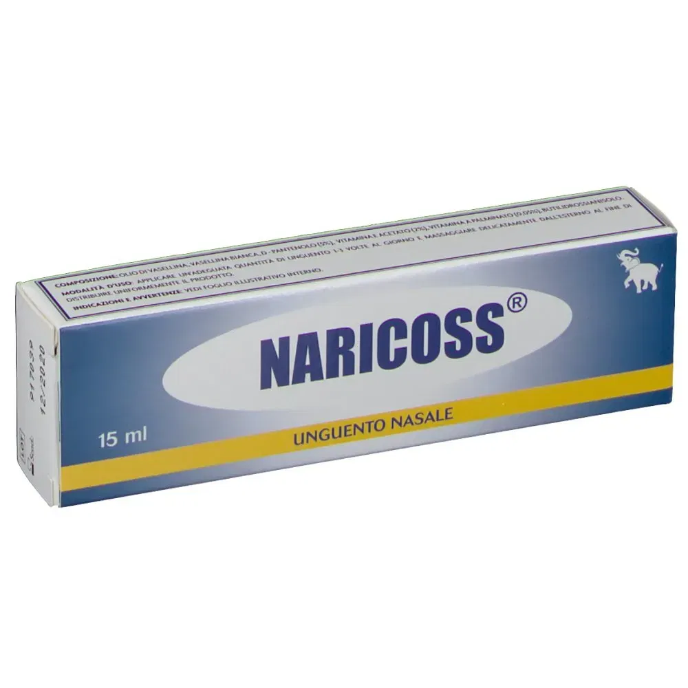 Unguento nasale Naricoss 15g per mucosa secca