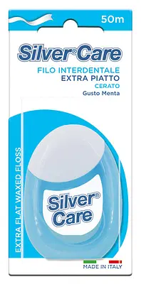 SILVERCARE FILO INTERDENTALE EXTRA PIATTO 50 M SILVERCARE FILO INTERDENTALE EXTRA PIATTO 50 M